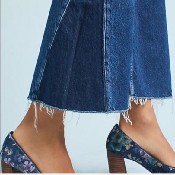 NWT 3x1 Higher Ground Gusset Flared Cropped Jeans - Picture 7 of 10